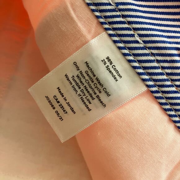 Talbots | Orange Relaxed Chino Relaxed Leg Ankle Length Pants Womens 12 Petite - Picture 6 of 9